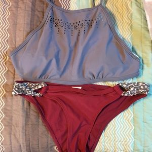 Zumiez/ Malibu highneck bikini